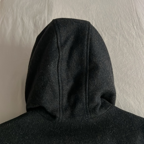 Heavy, wool hooded coat jacket - Picture 7 of 12